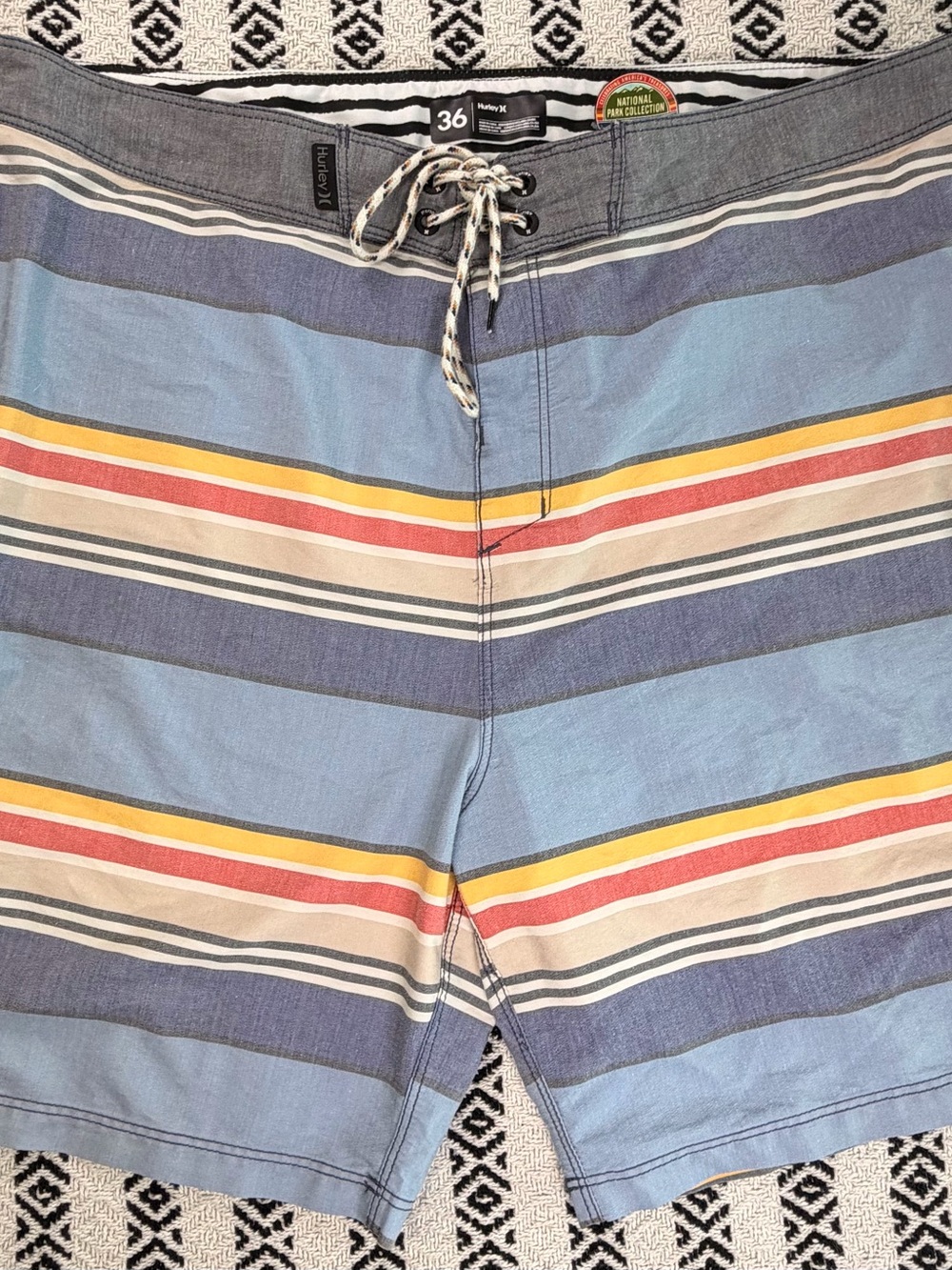 Hurley x Pendleton National Park Collection Yosemite Board Shorts Size 36 large